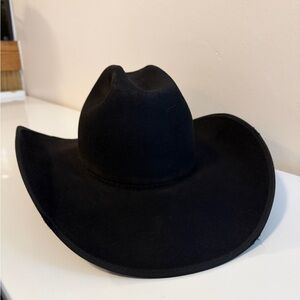 Kemo Sabe Black Rabbit Western Hat - Cattleman Black Trim